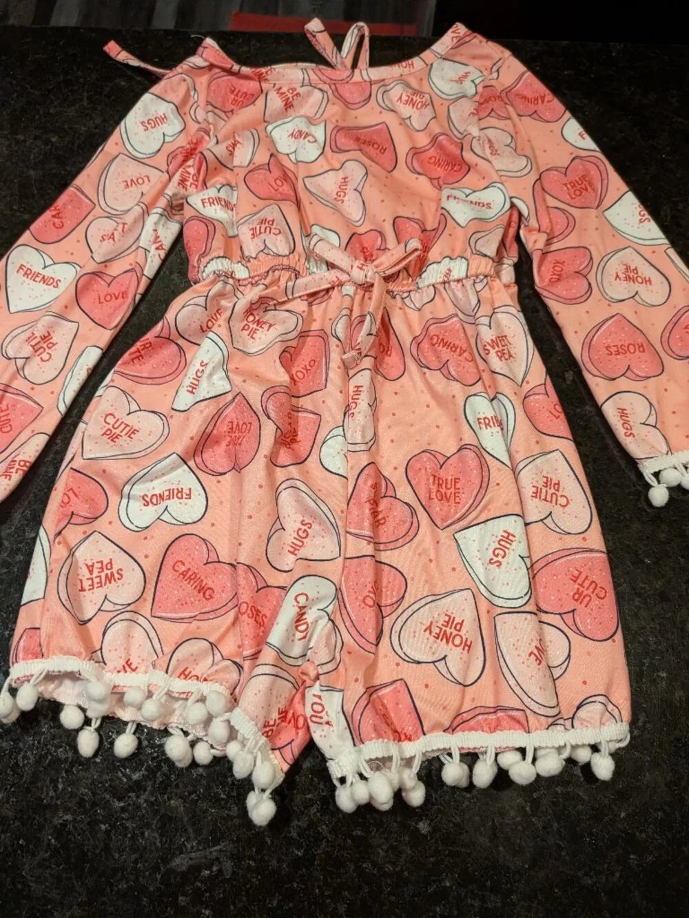 Valentine Day Romper